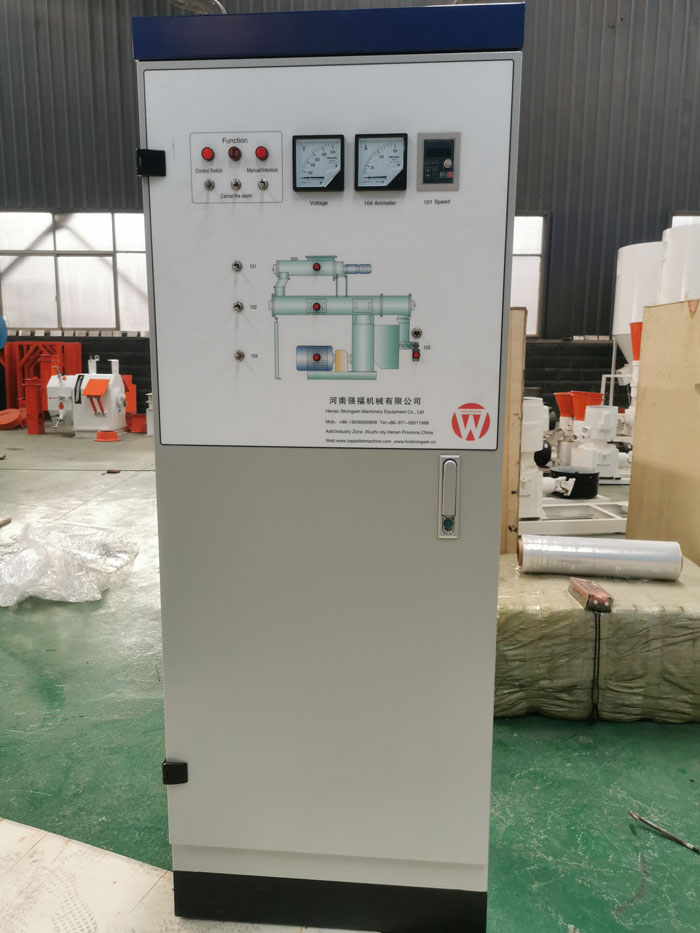 SZLH320 feed pellet machine with forced feeding packing and shipping to Malaysia