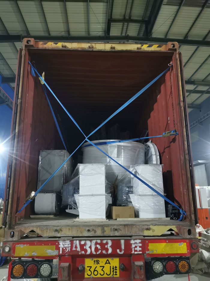 5T automatic batching system packing and shipping to Tajikistan