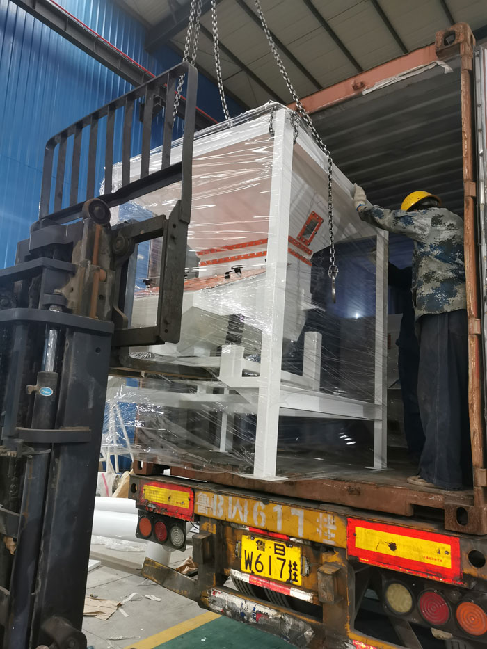 Parts of Feed Pellet Plant packing and shipping to UAE