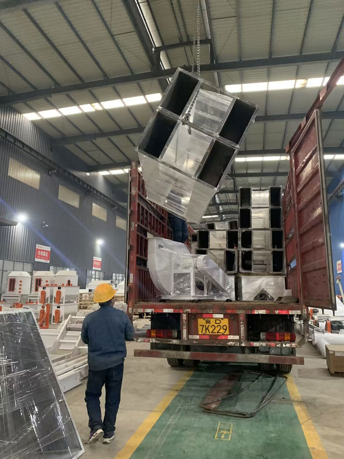 Corn Powder Production Plant Equipments packing and shipping to Wuhan