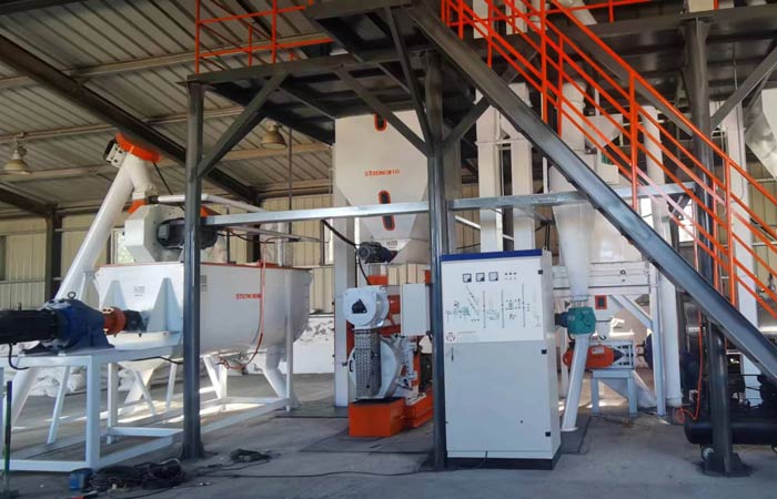 SZLH320 Animal Feed Pellet Production Plant Project Solution