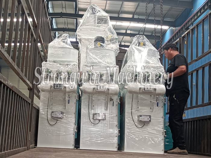 Animal feed processing machines packing and shipping to Henan Province, China