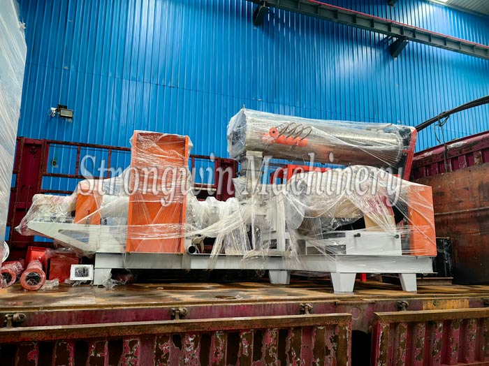 DSP135 fish feed extrusion plant packing and shipping to Guangxi Province, China