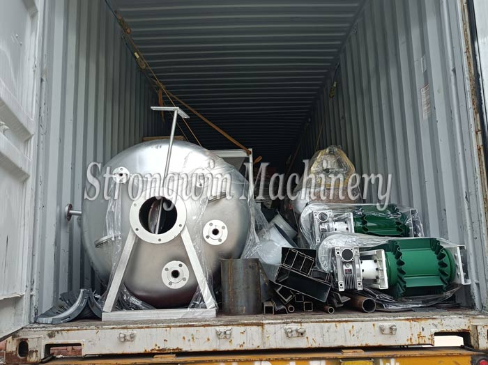 SZLH320 Poultry Feed Pellet Production Line Packing and Shipping to Pakistan