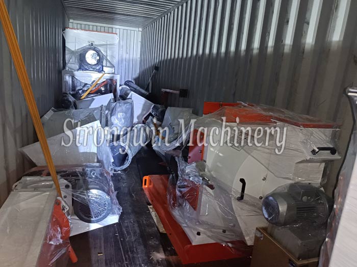 SZLH320 Poultry Feed Pellet Production Line Packing and Shipping to Pakistan