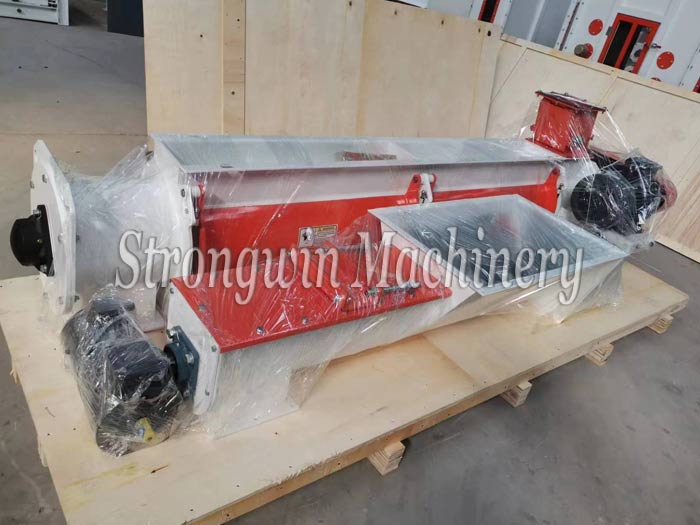 SZLH350 Feed Pellet Mill and Conveyor packing and shipping to Senegal