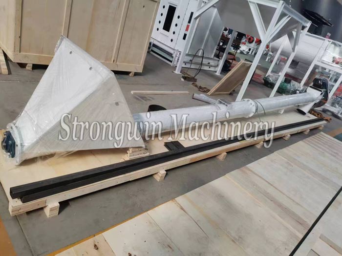 SZLH350 Feed Pellet Mill and Conveyor packing and shipping to Senegal