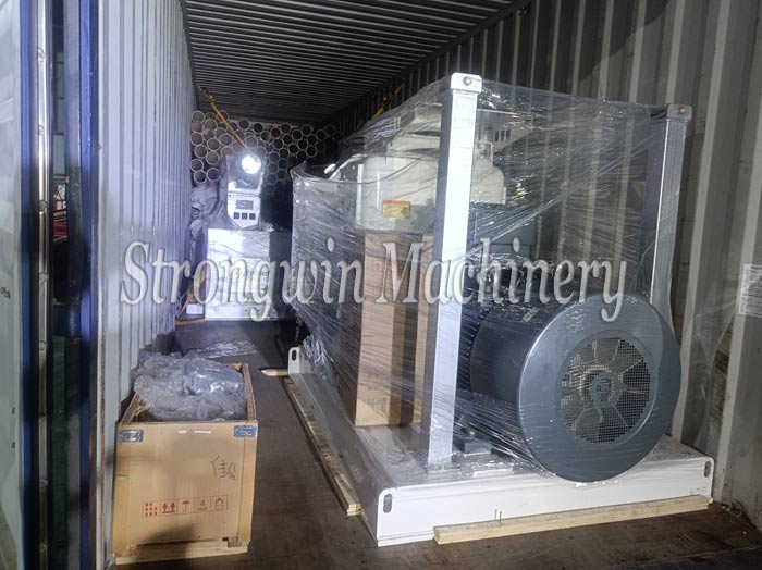 SZLH678 feed pellet making machine packing and shipping to Tanzania