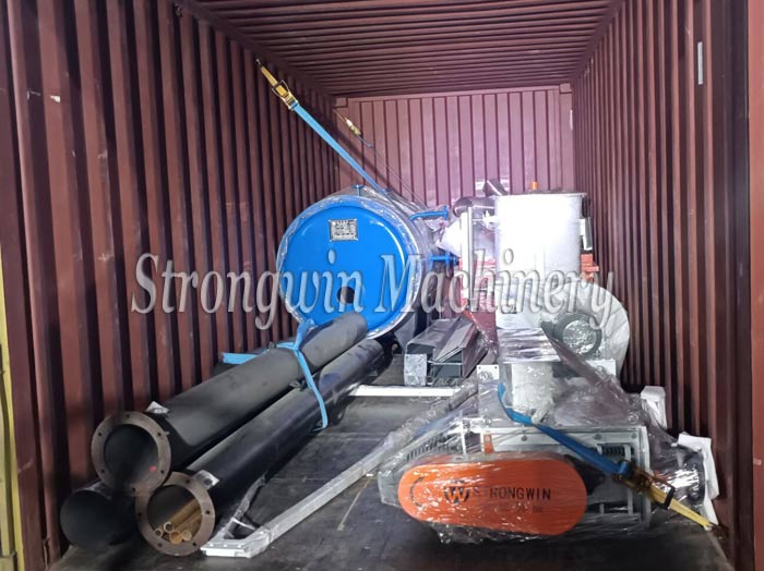 SZLH250 Bird Feed Pellet Production Machine Plant Packing and Shipping to Zimbabwe