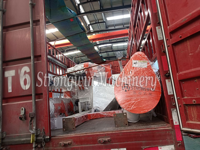 SZLH250 Rabbit Feed Production Line packing and shipping to Guizhou Province, China