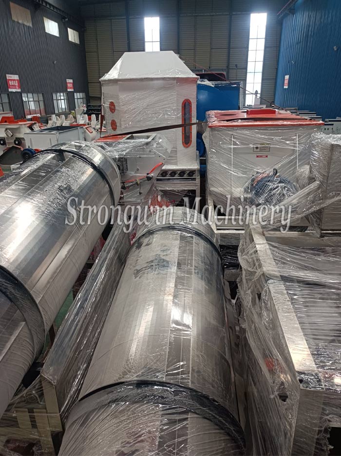 DSP135 fish feed extrusion plant packing and shipping to Guangxi Province, China