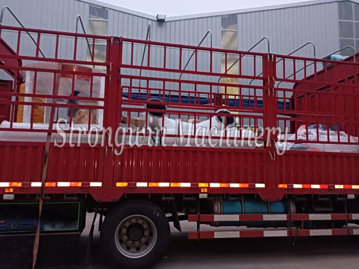 45kw forage grass crushing system equipments packing and shipping to Xichang City, China