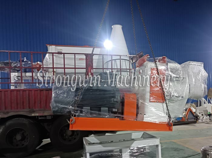 SZLH420 Grass Feed Pellet Production Plant Packing and Shipping to Gansu Province, China