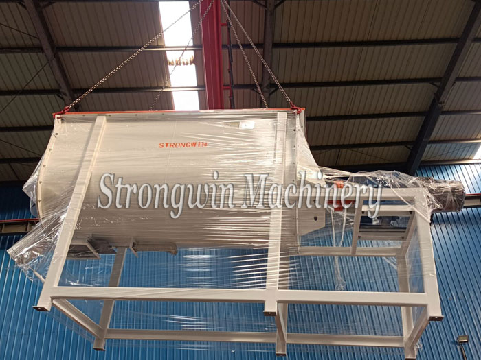 SZLH250 Chicken Feed Pellet Manufacturing Plant packing and shipping to Hubei Province