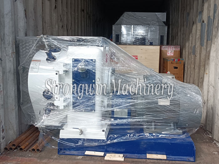SZLH350 poultry feed production plant packing and shipping to Costa Rica