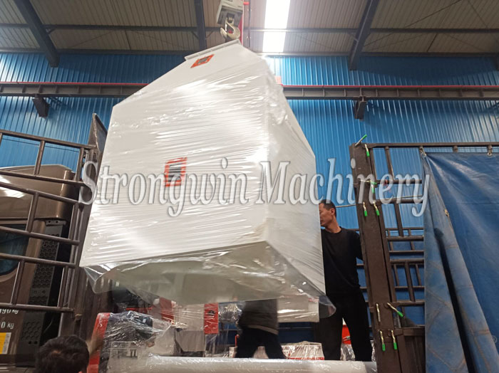 1.5-2TPH chicken feed production plant packing and shipping to Sichuan Province, China