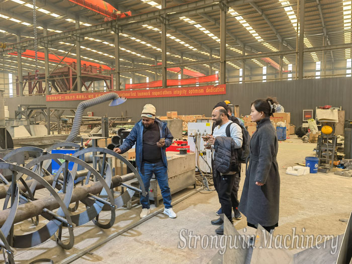 Bangladesh Customers Visit Strongwin factory For Animal Feed Manufacturing Plant
