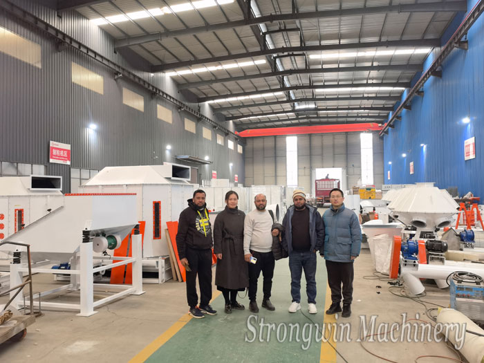 Bangladesh Customers Visit Strongwin factory For Animal Feed Manufacturing Plant