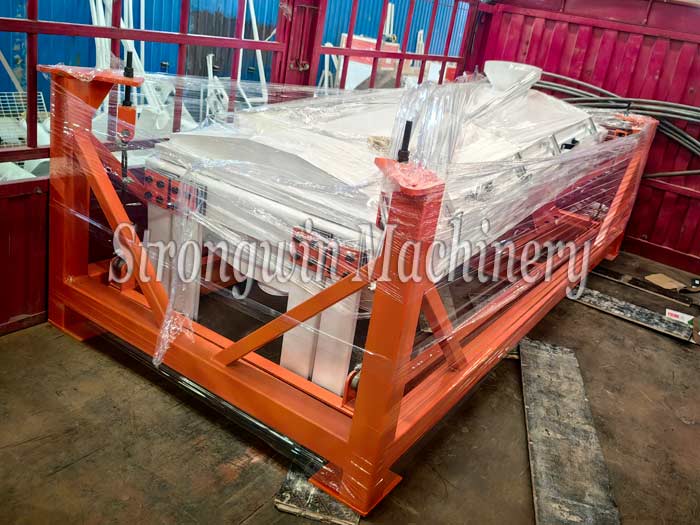 SZLH350 Complete set animal feed machine packing and shipping to Hubei Province, China