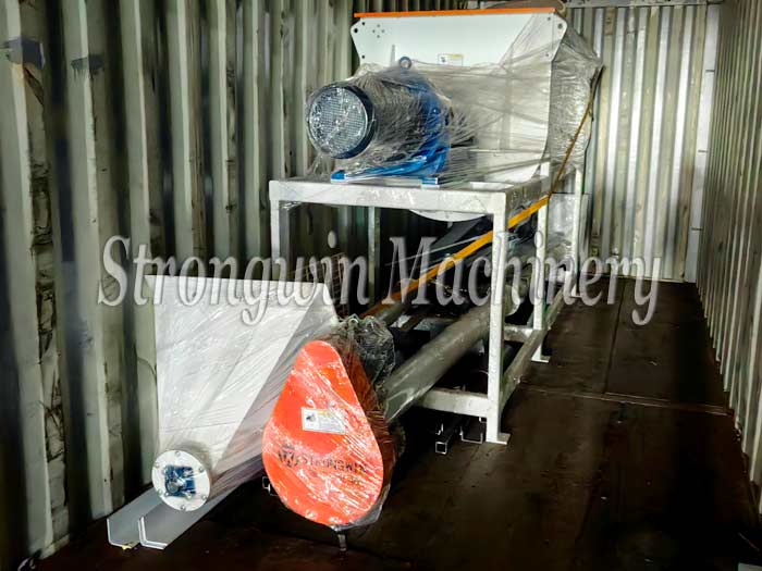 SZLH250 poultry feed manufacturing plant packing and shipping to Ecuador