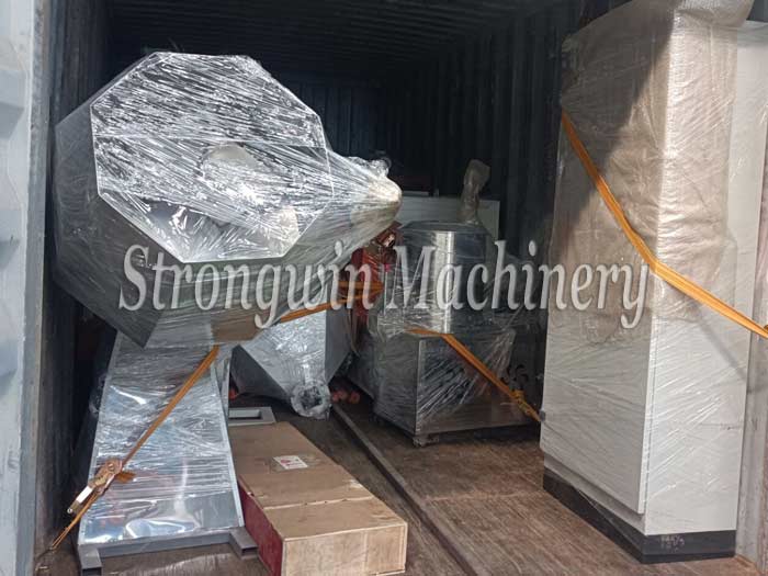 DGP60 fish feed making plant packing and shipping to Madagascar