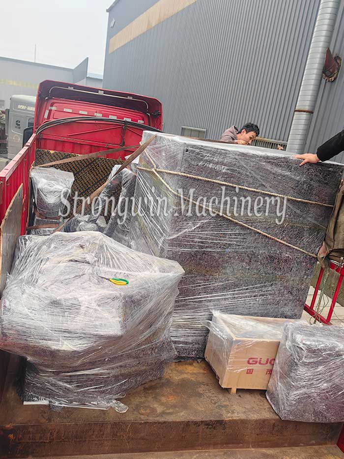 Feed Granulator, Cooler and Vibrating Screen packing and shipping to Uzbekistan