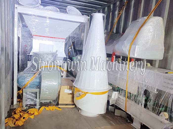SZLH 250 Animal Feed Pellet Production Machines packing and shipping to Venezuela