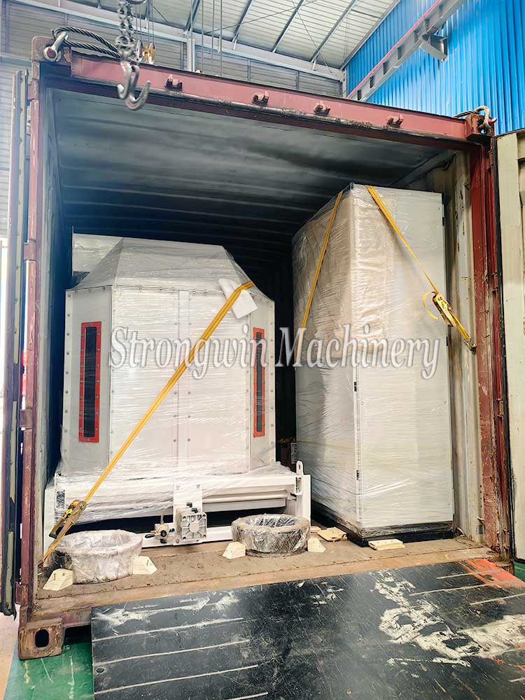 Complete set of SZLH320 Feed Pellet Production Machine packing and shipping to Côte d’Ivoire