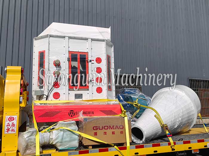 2 sets of Animal Feed Cooling System Equipment packing and shipping to Liaoning, China