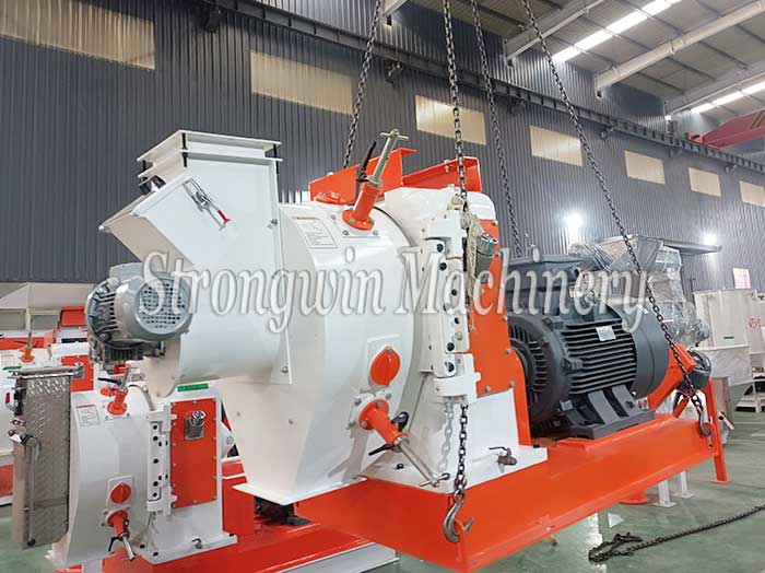 SZLH420 Ruminant Dry Grass Pellet Production Plant packing and shipping to Xinjiang Province, China