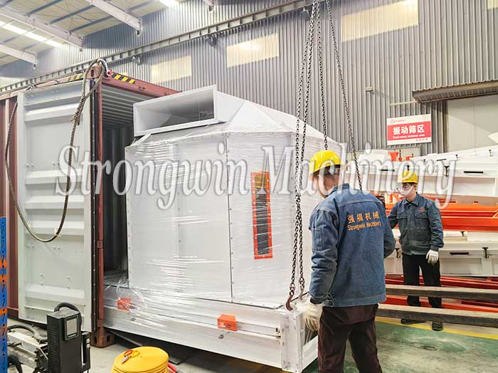 Pellet Machine & Cooler & Crumbler packing and shipping to Peru