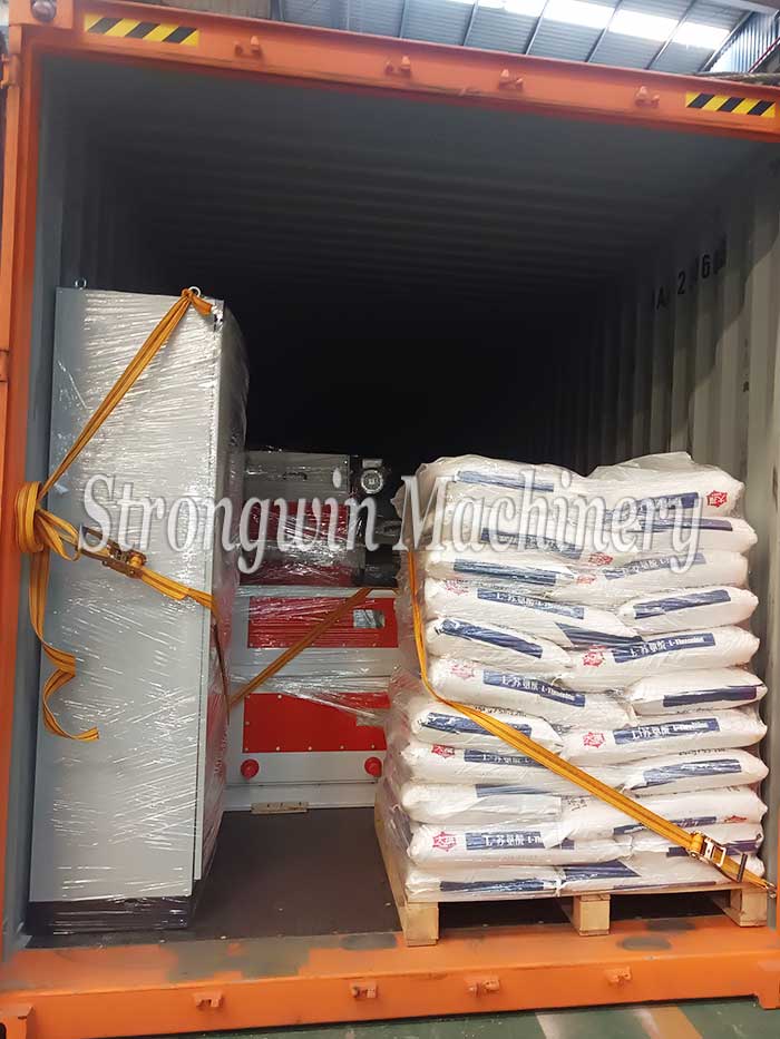 Packing in progress — 55KW Animal Feed Crushing System Machines are on its way to Peru