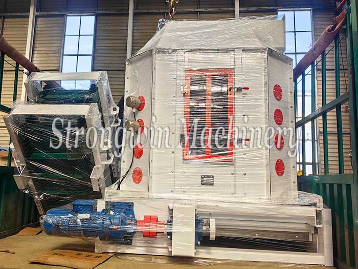 SZLH320 Animal Feed Production Plant — currently being packed and scheduled for shipment to Inner Mongolia, China.