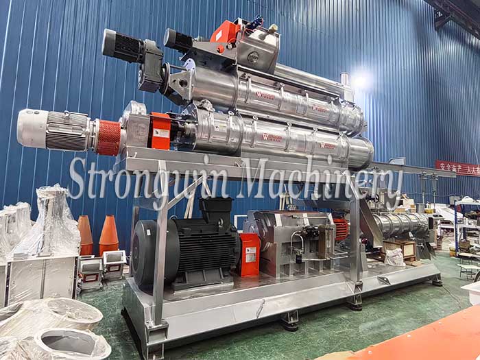5TPH Fish Feed Extrusion Line Equipment— currently being packed and scheduled for shipment to Iraq.