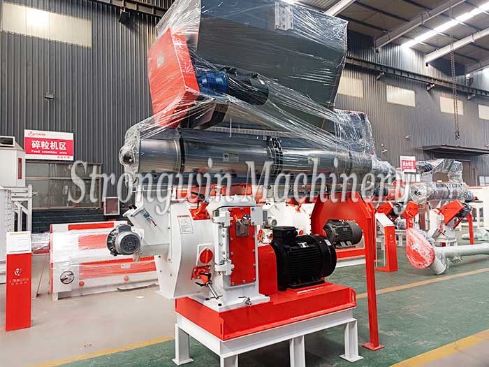 SZLH320 Animal Feed Production Plant — currently being packed and scheduled for shipment to Inner Mongolia, China.